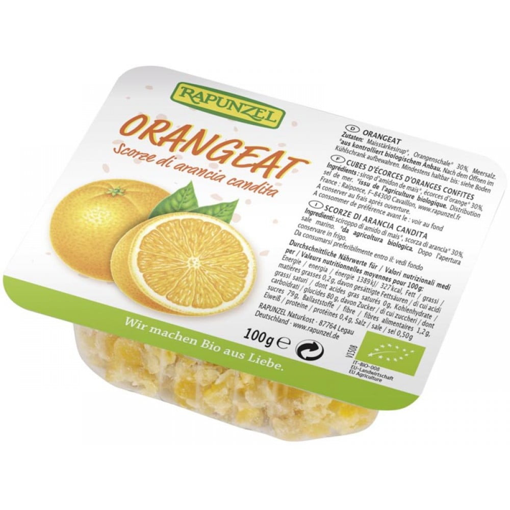 COAJA DE PORTOCALE FARA ZAHAR 100GR RAPUNZEL