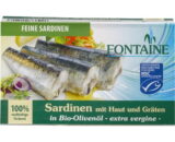 SARDINE IN ULEI DE MASLINE BIO 120G FONTAINE