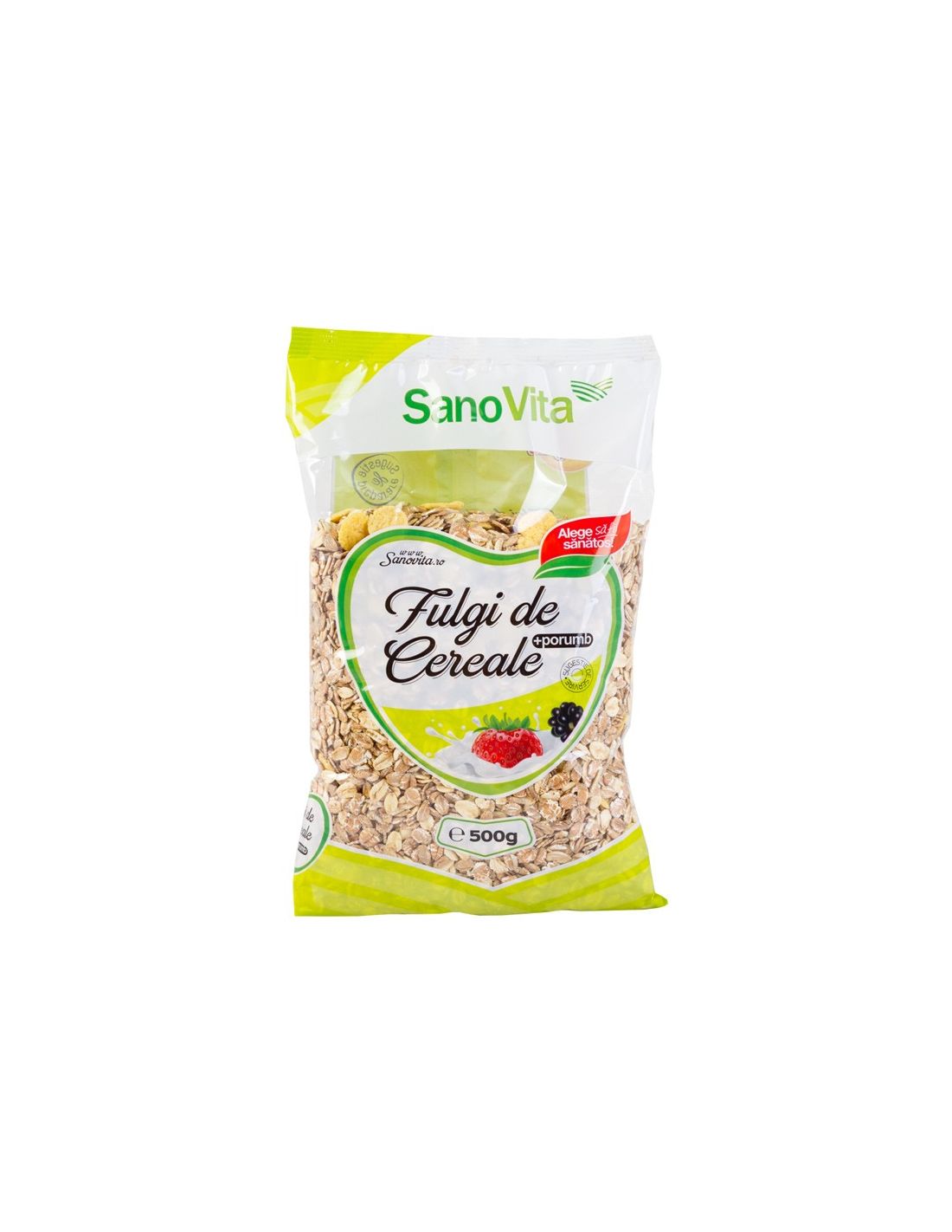 FULGI DE CEREALE CU PORUMB (MULTI GRAIN) 500GR SANOVITA