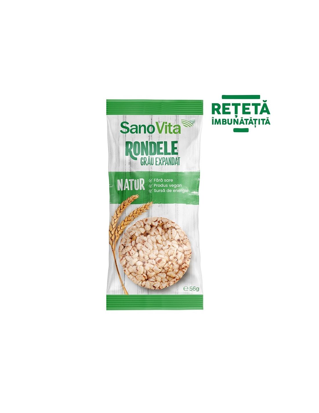 RONDELE DIN GRAU SIMPLE 56GR SANOVITA