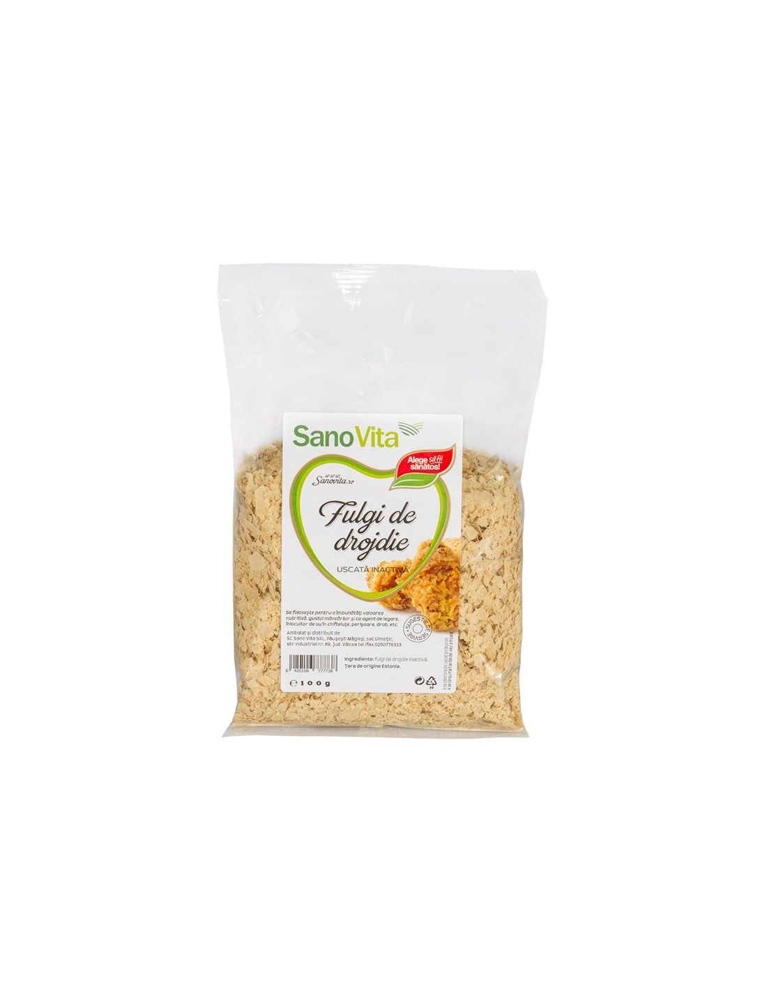 DROJDIE USCATA FULGI 100GR SANOVITA