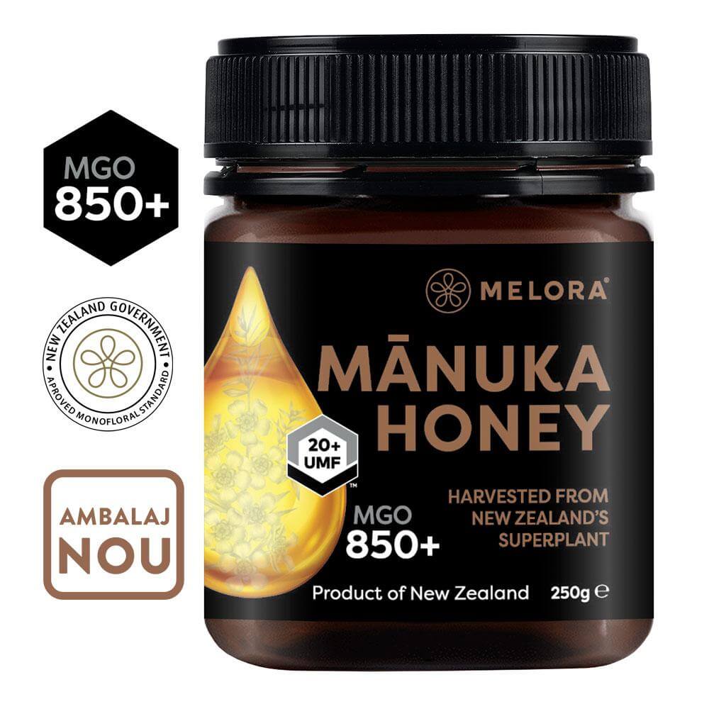 MIERE DE MANUKA MGO 850+ (UMF 20) 250G MANUKA LAB