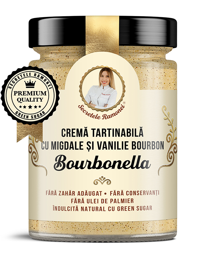 CREMA TARTINABILA VANILIE BOURBONELLA 350G SECRETELE RAMONEI