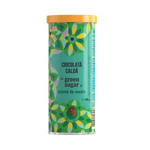CIOCOLATA CALDA CU GREEN SUGAR SI MENTA 250G REMEDIA