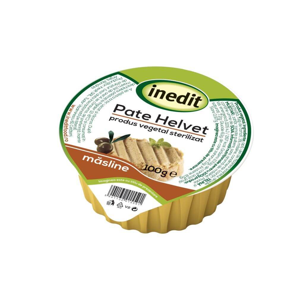 PATE CU MASLINE HELVET 100GR INEDIT