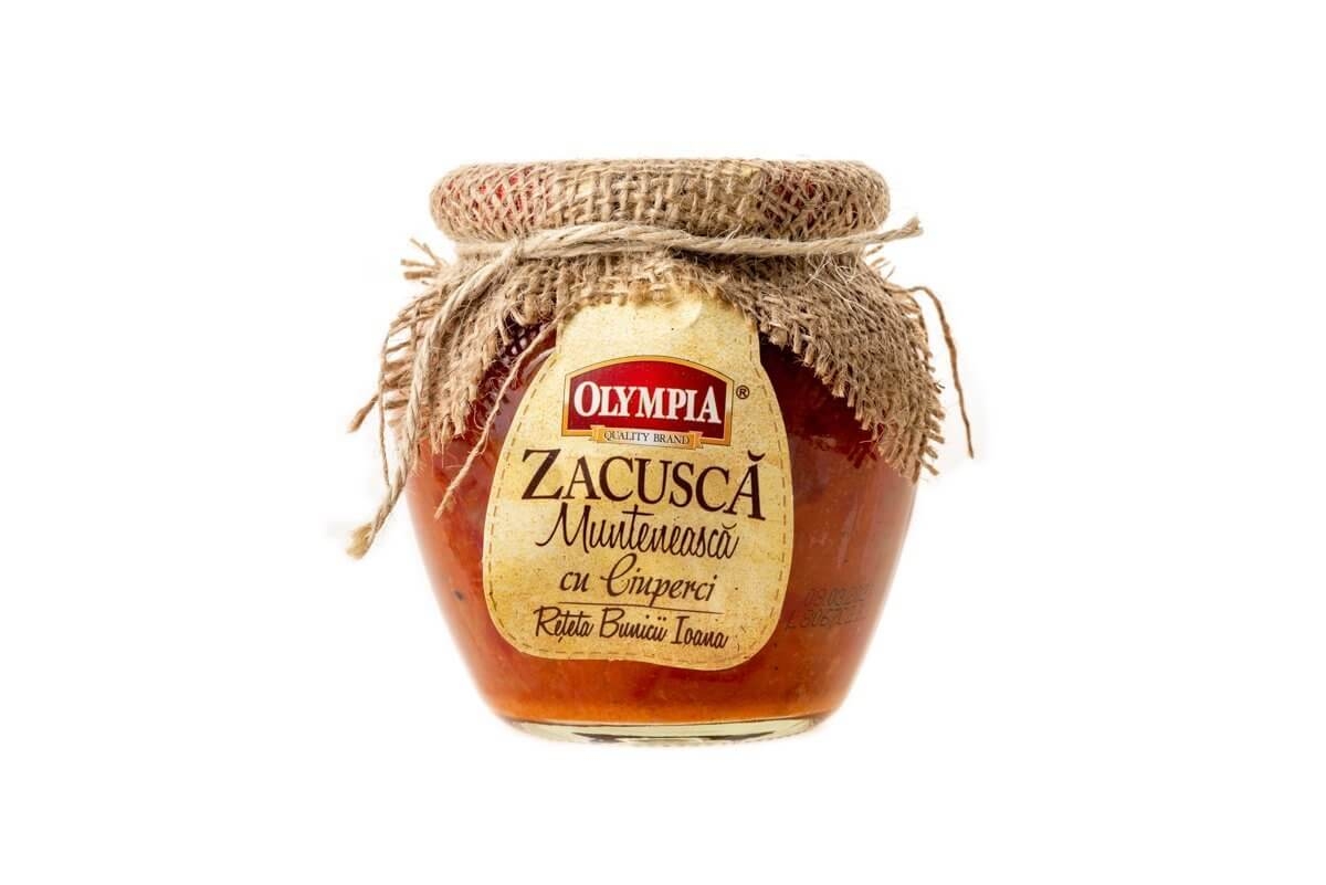ZACUSCA MUNTENEASCA CU CIUPERCI 580ML OLYMPIA
