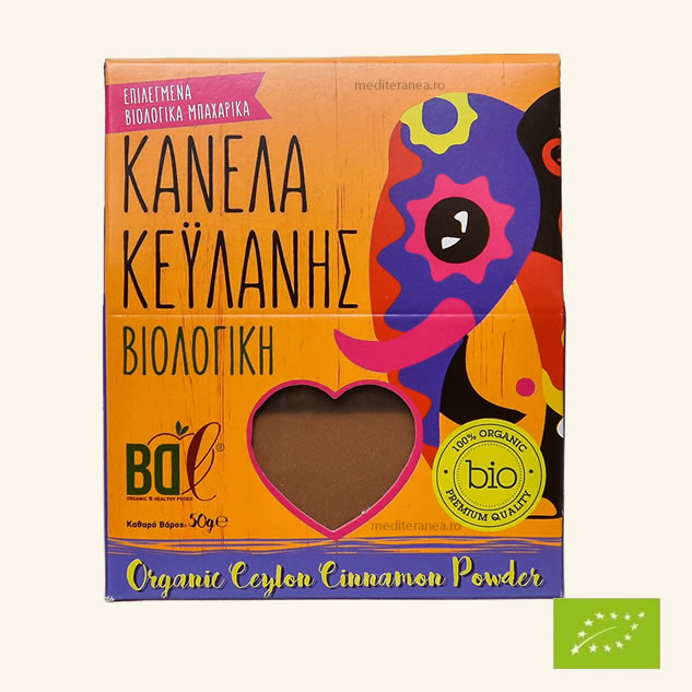 SCORTISOARA CEYLON PUDRA BIO 50G MEDITERANEA GOURMET