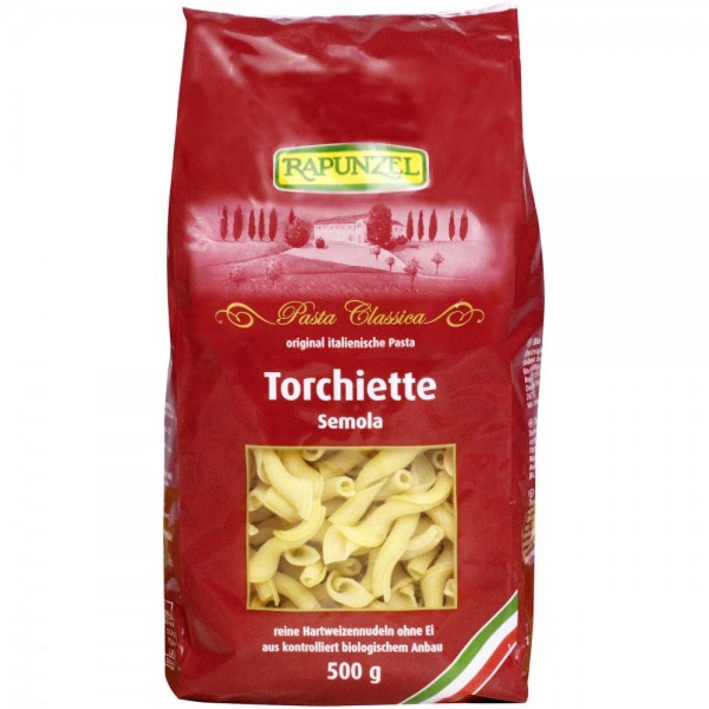 TORCHIETTE DIN GRAU SEMOLA 500G RAPUNZEL