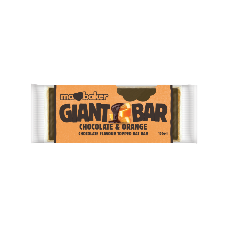BATON DE OVAZ CU CIOCOLATA BELGIANA SI PORTOCALE 100G MA BAKER