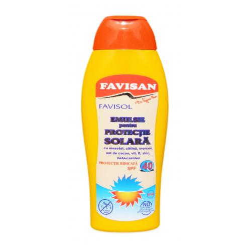 EMULSIE PENTRU PROTECTIE SOLARA SFP40 250ML FAVISAN