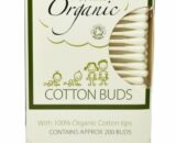BETISOARE PENTRU URECHI DIN BUMBAC ORGANIC 200BUC MACDONALD&TAYLOR