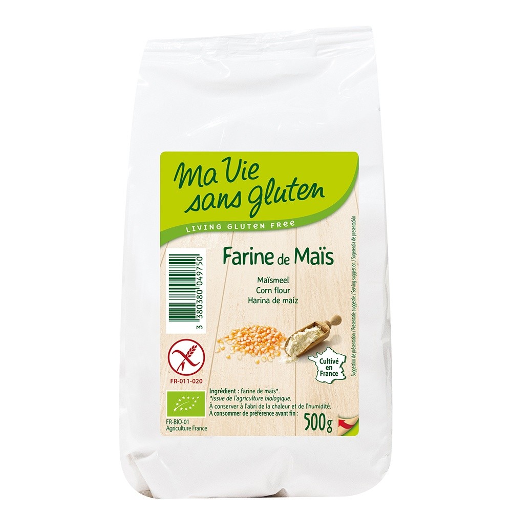 FAINA DE PORUMB FARA GLUTEN BIO 500G MA VIE SANS GLUTEN