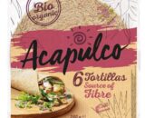 LIPII TORTILLA CU TARATE DE GRAU BIO 240G ACAPULCO