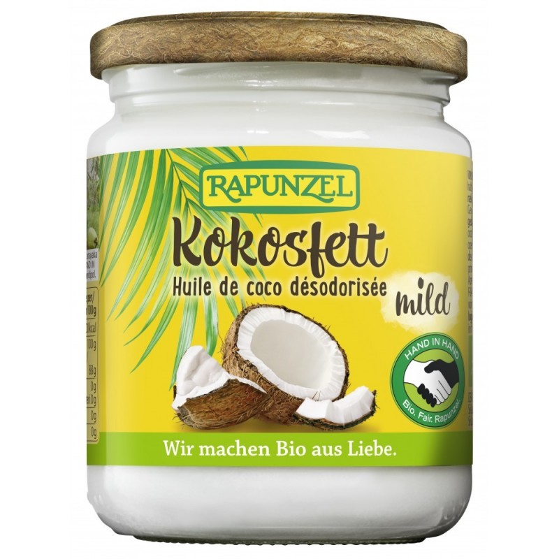 UNSOARE DE COCOS DEZODORIZATA BIO 200G RAPUNZEL