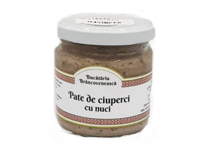 PATE DE CIUPERCI CU NUCI 220G BUCATARIA BRANCOVENEASCA