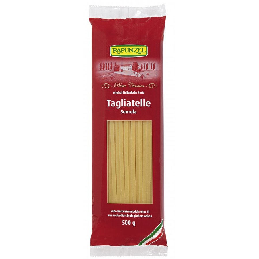 TAGLIATELLE DIN GRAU SEMOLA 500GR RAPUNZEL