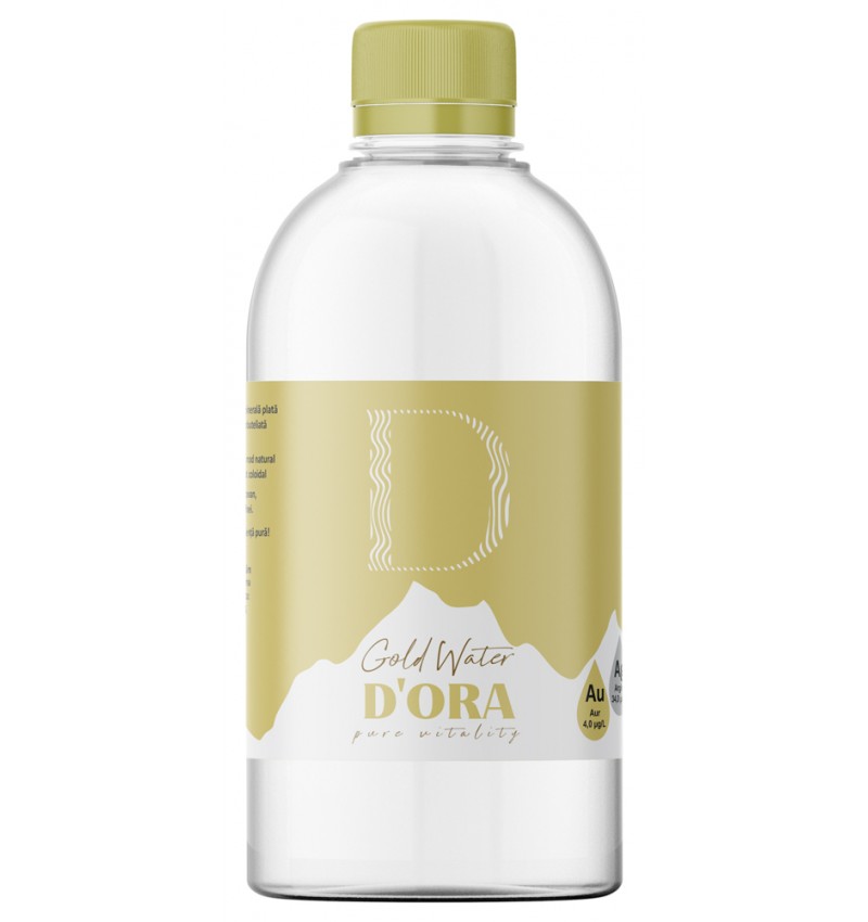 APA PLATA ALCALINA GOLD WATER 0.5L D'ORA