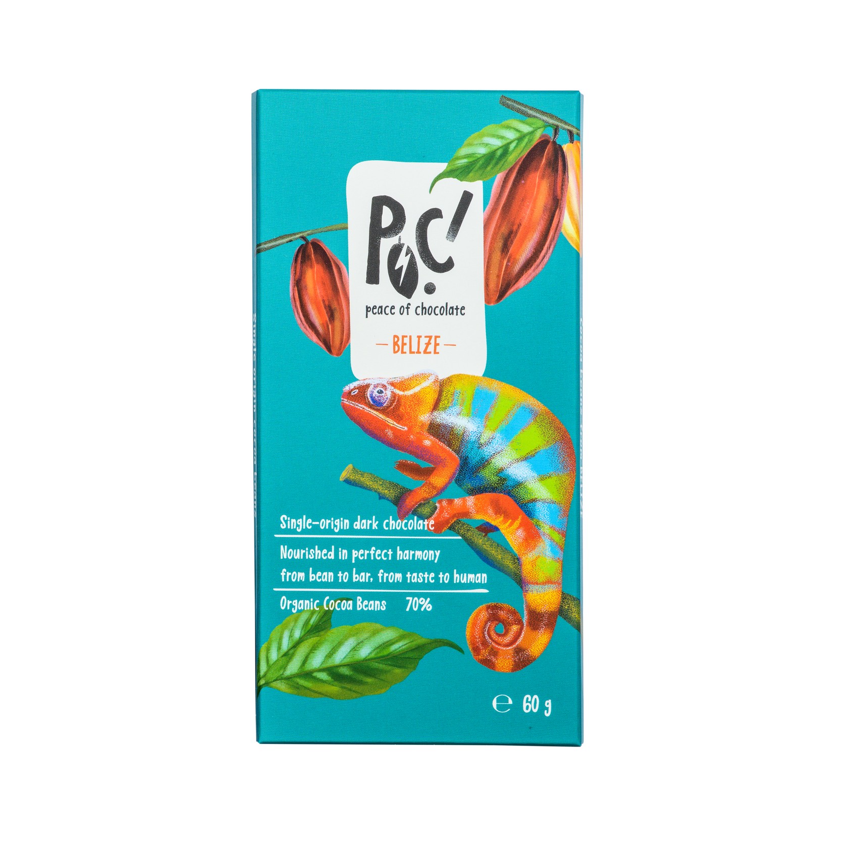 CIOCOLATA NEAGRA BELIZE BIO 60GR POC SWEETS