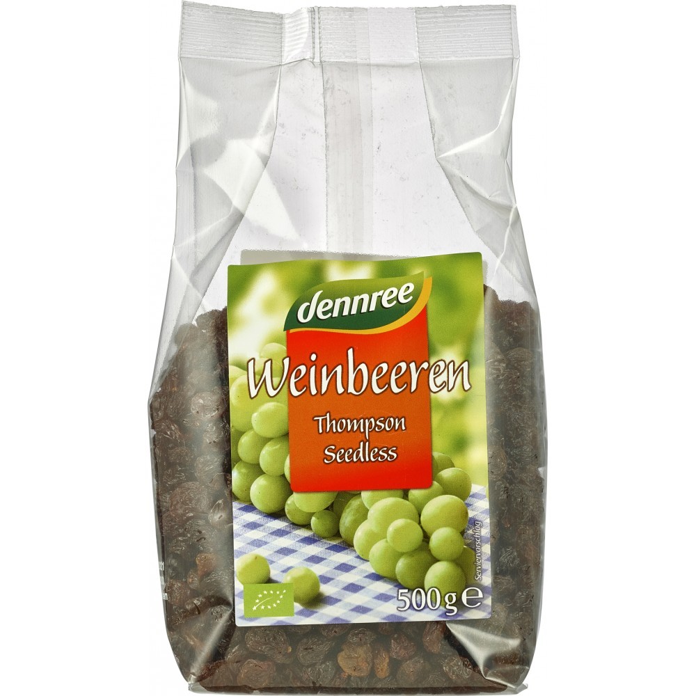 STAFIDE THOMPSON FARA SAMBURI BIO 500GR DENNREE
