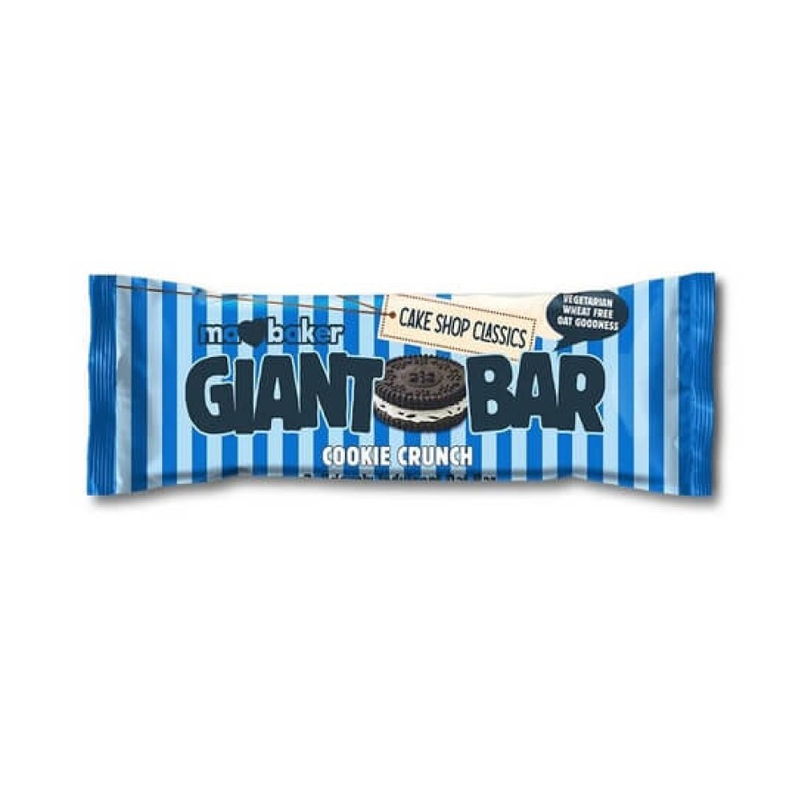 BATON DE OVAZ CU CIOCOLATA ALBA SI COOKIE CRUNCH 100G MA BAKER