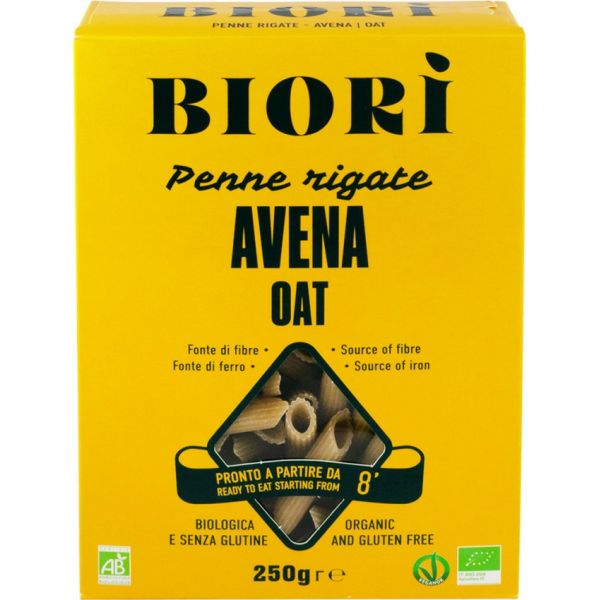 PENNE RIGATE AVENA DIN FAINA DE OVAZ BIO 250GR BIORI