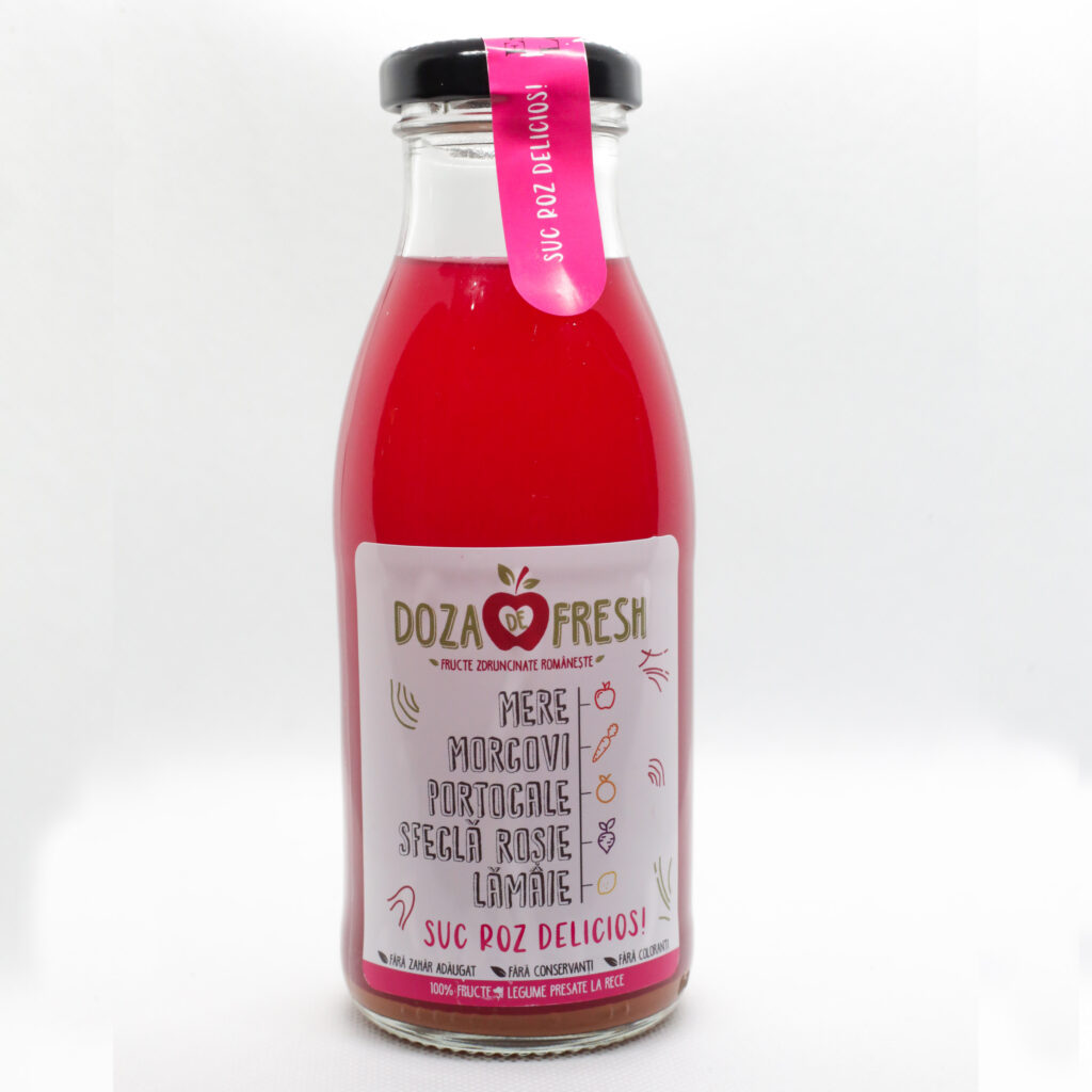 SUC ROZ DELICIOS 250ML DOZA DE FRESH