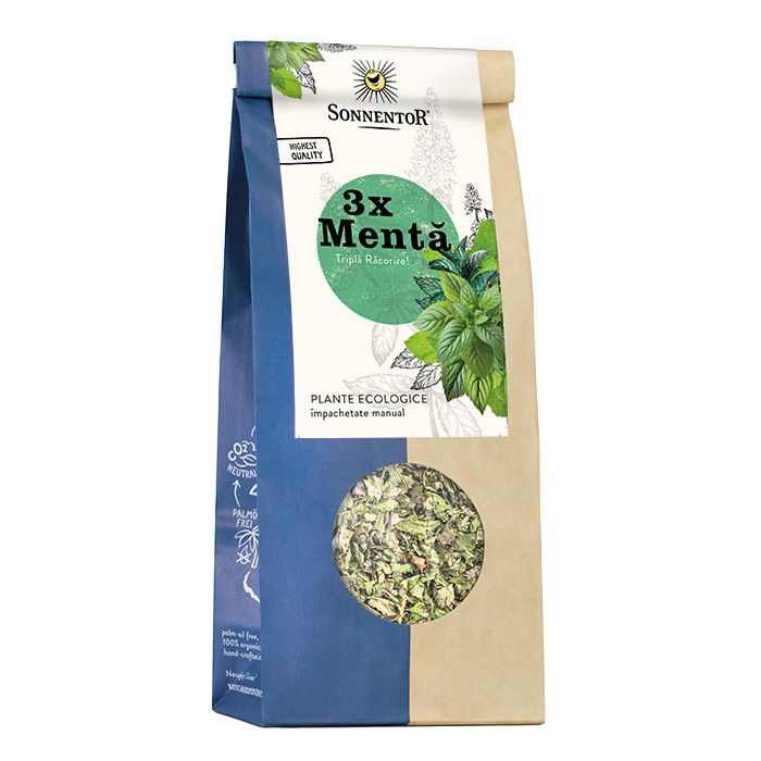 CEAI DE 3xMENTA BIO 150GR SONNENTOR
