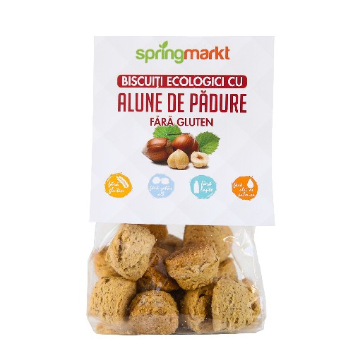 BISCUITI CU ALUNE DE PADURE FARA GLUTEN BIO 100G SPRINGMARKT