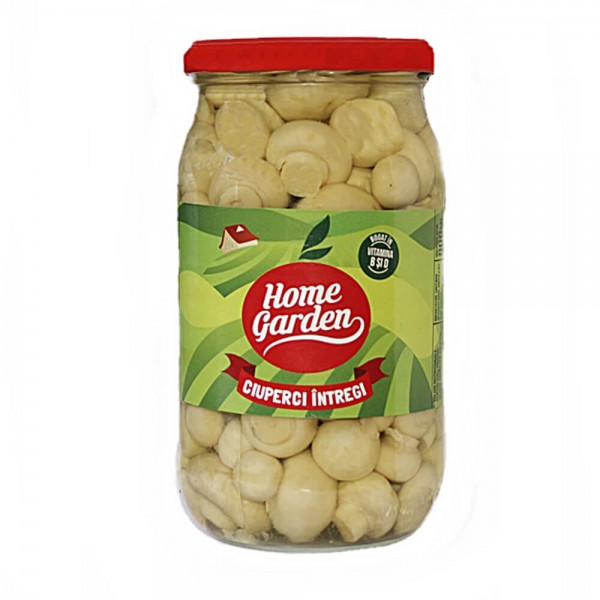 CIUPERCI INTREGI 800ML/750G HOME GARDEN