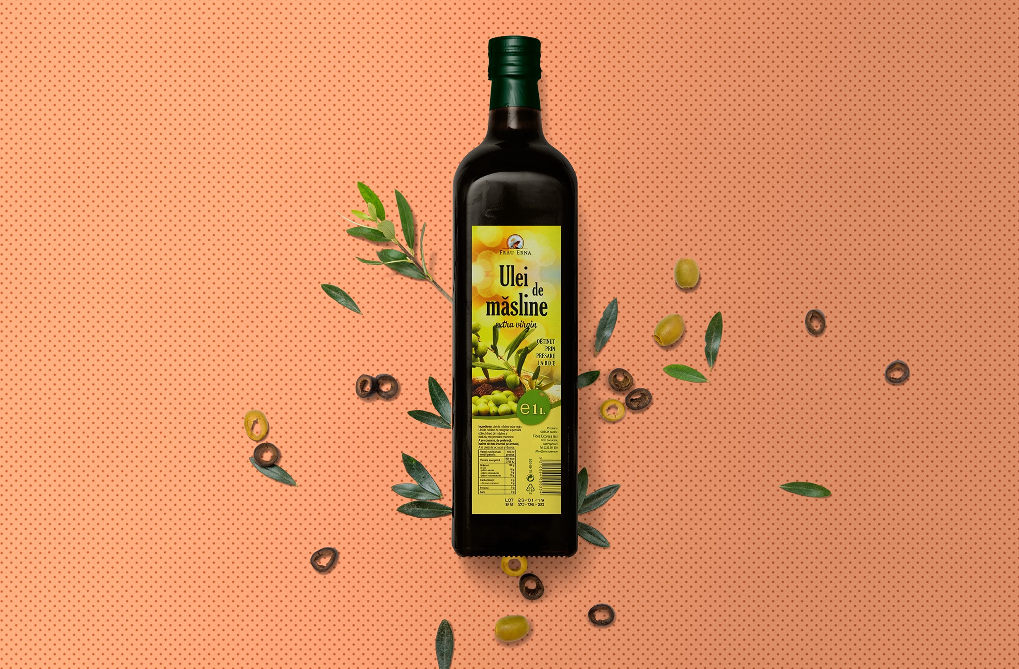 ULEI DE MASLINE EXTRAVIRGIN 500ML FRAU ERNA