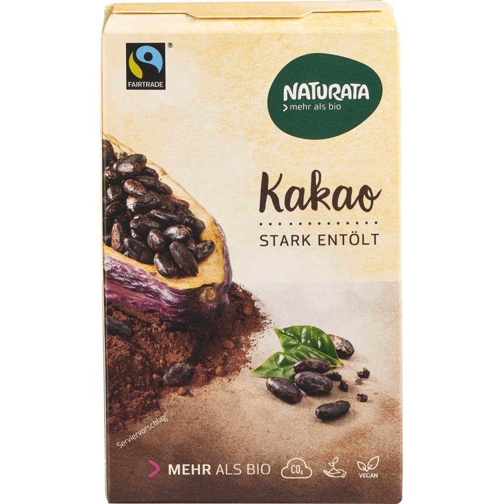 CACAO PUDRA DEGRESATA FARA LACTOZA BIO 125G NATURATA