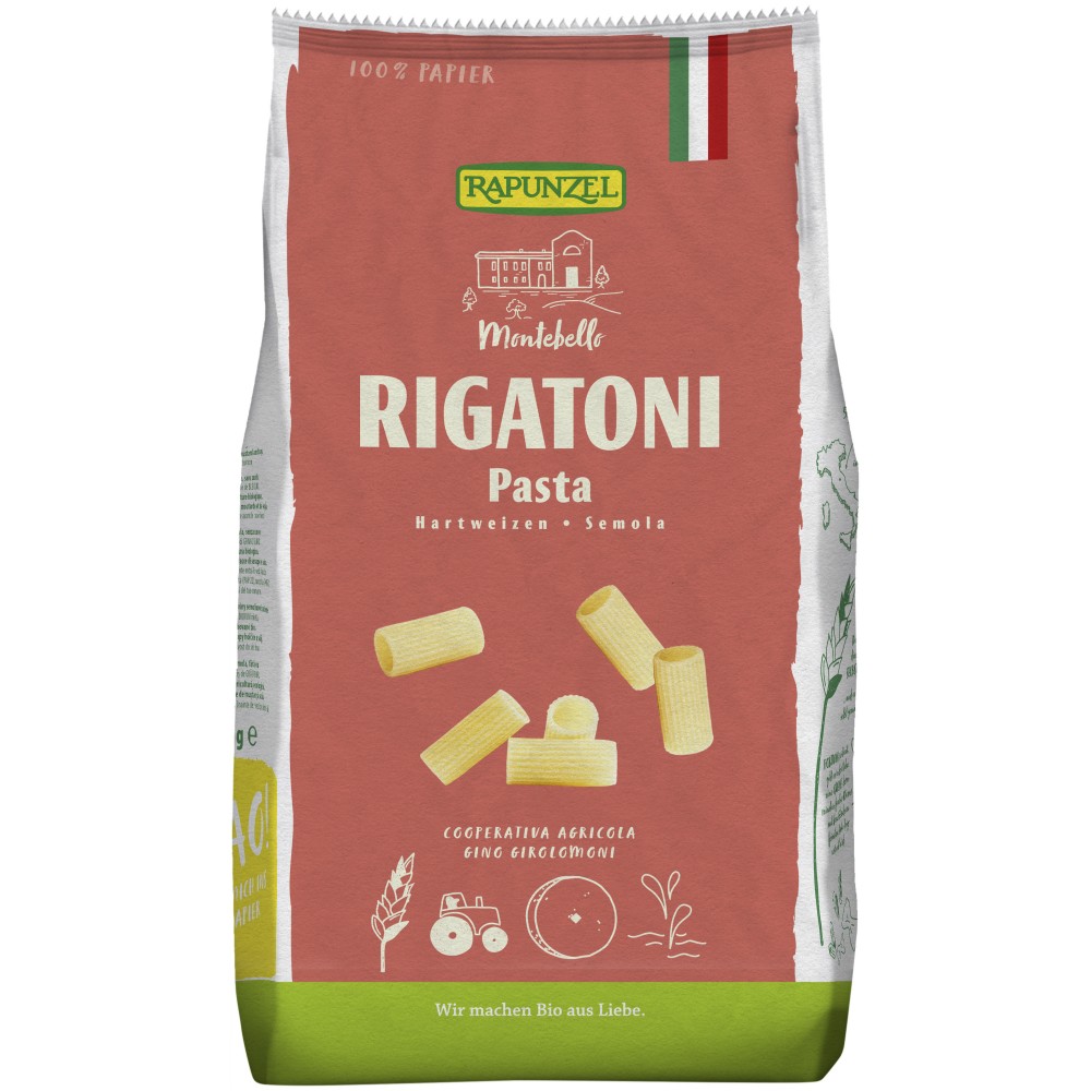 RIGATONI SEMOLA BIO 500G RAPUNZEL