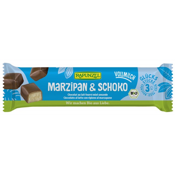 BATON DE MARTIPAN CU GLAZURA DIN LAPTE INTEGRAL 50G RAPUNZEL