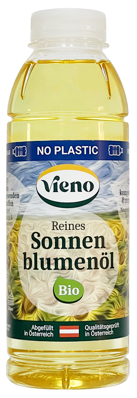 ULEI DE FLOAREA SOARELUI PRESAT LA RECE BIO 750ML VIENO