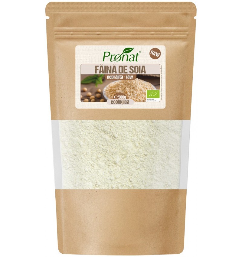 FAINA DE SOIA NEPRAJITA BIO 500G PRONAT