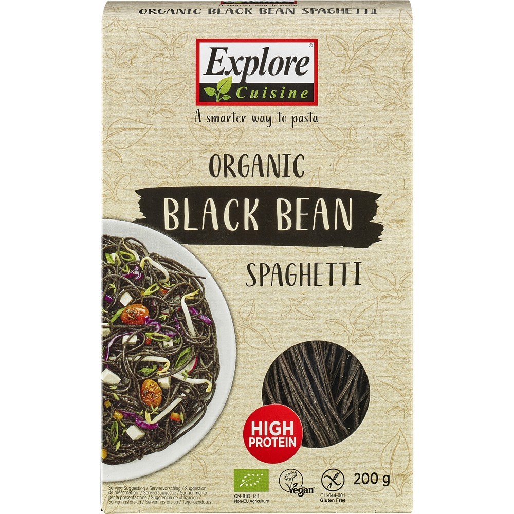 SPAGHETE DIN SOIA NEAGRA FARA GLUTEN BIO 250G EXPLORE CUISINE