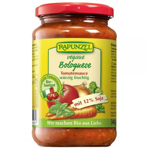 SOS BOLOGNEZ VEGETARIAN BIO 340GR RAPUNZEL
