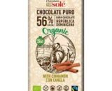 CIOCOLATA NEAGRA 56% CU SCORTISOARA BIO 100G CHOCOLATES SOLE