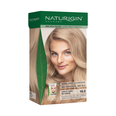 Vopsea permanenta blond cenusiu foarte deschis 10.2 Naturigin
